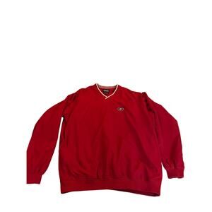 Vintage Ashworth UGA Pullover Windbreaker Georgia Bulldogs FLAWED